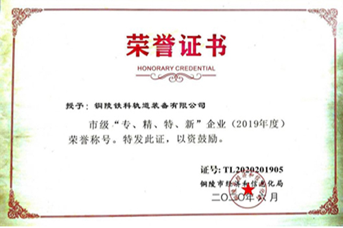 2019年度市級(jí)“專、精、特、新”企業(yè)榮譽(yù)稱.jpg